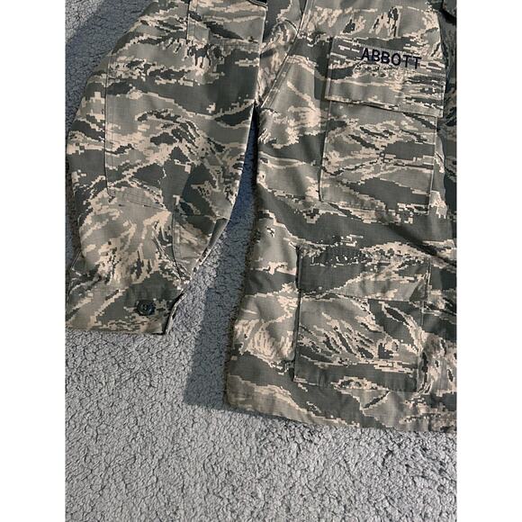 US Air Force Mens Utility Coat Camouflage Jacket Size 44 Short W Tech SGT Strip - Picture 5 of 16